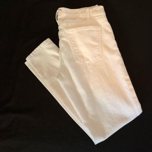 Current/Elliott white skinny jeans sz 26